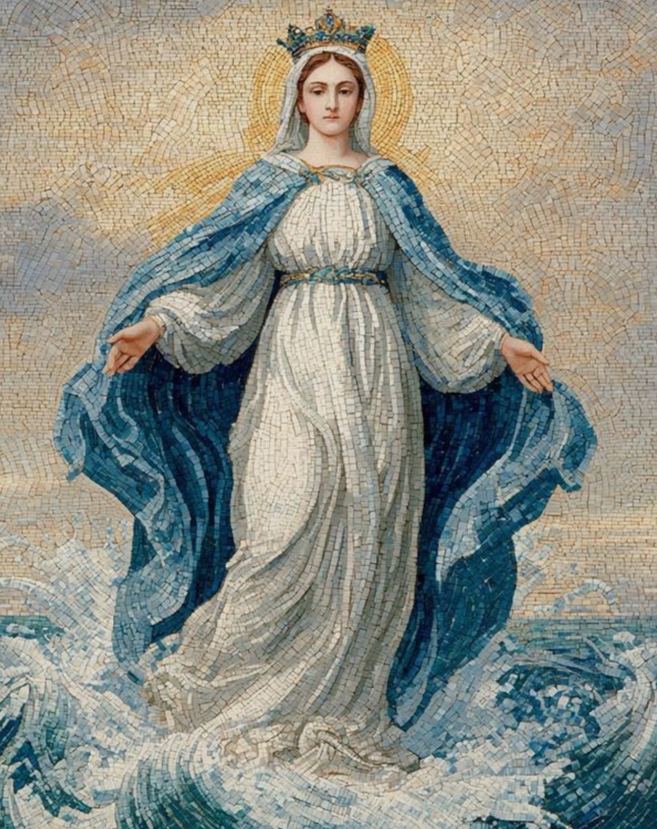 prayandfast2's tweet image. Our Lady, Star of the Sea, guide us home!