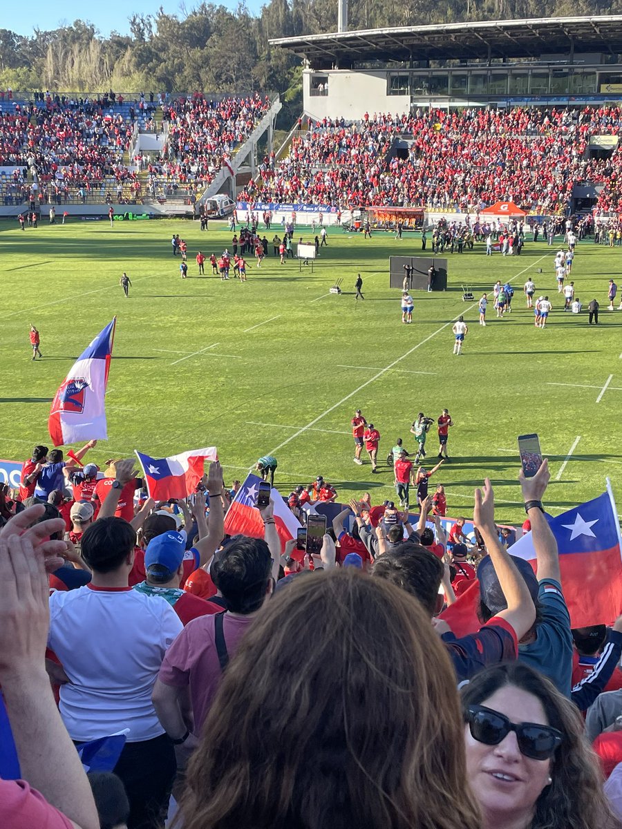 Clasificamos ctm!!! Aguante los Condores!!! Viva Chile mierda!!! 🇨🇱🏉 #RWC2027