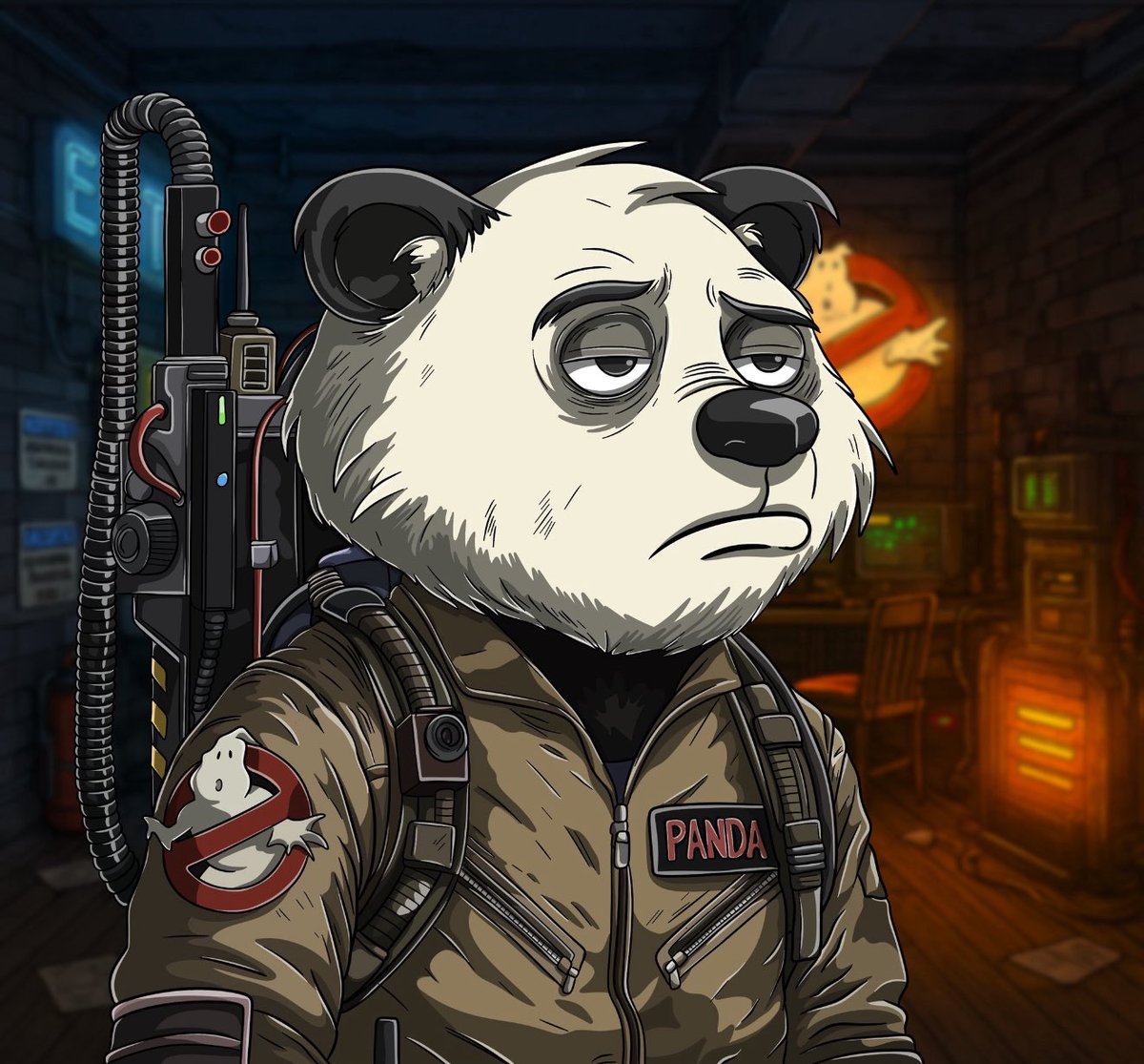 I had this created for our Quest coming up, but honestly it might
Be too fire to add!! 

What do you legends think…. Hold it for the ZombabieZ to earn from or send him out to bust some ghost on the quest!  

Tell me what you think? 

Thanks <a href="/ThePandarianz/">The Pandarianz</a> so fucking cool