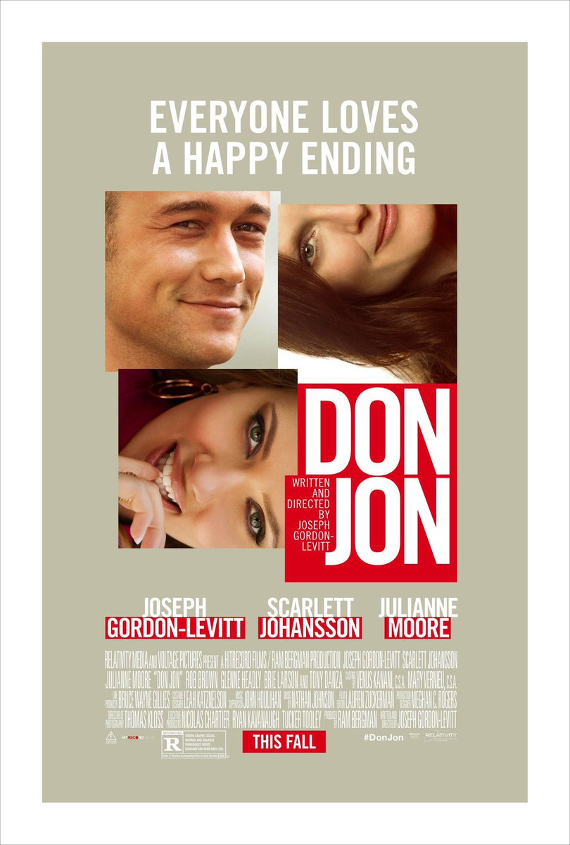 FilmNewsNos's tweet photo. 🎬MOVIE HISTORY: 12 years ago today, September 27, 2013, the movie ‘Don Jon’ opened in theaters!
#JosephGordonLevitt #ScarlettJohansson #JulianneMoore #TonyDanza #GlenneHeadly #BrieLarson #RobBrown #JeremyLuke #PaulBenVictor #LindseyBroad #AnneHathaway #ChanningTatum #MeaganGood https://t.co/2dBtjgjb97