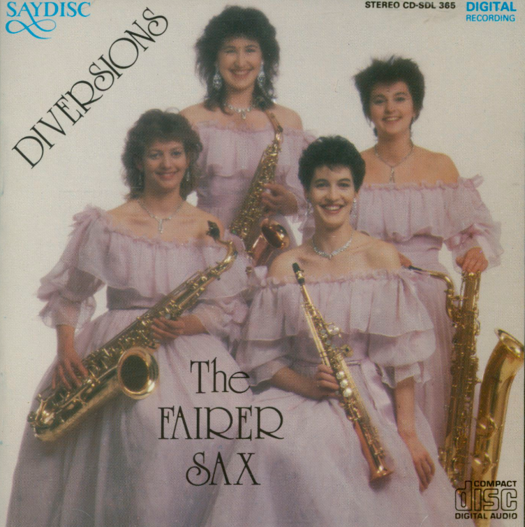 PulpLibrarian's tweet photo. Diversions by The Fairer Sax. Saydisc, 1987. https://t.co/tepAdqSLhD