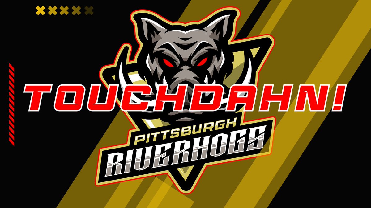 HB Mike Churchill get's us on the board with a Riverhogs TOUCHDAHN!