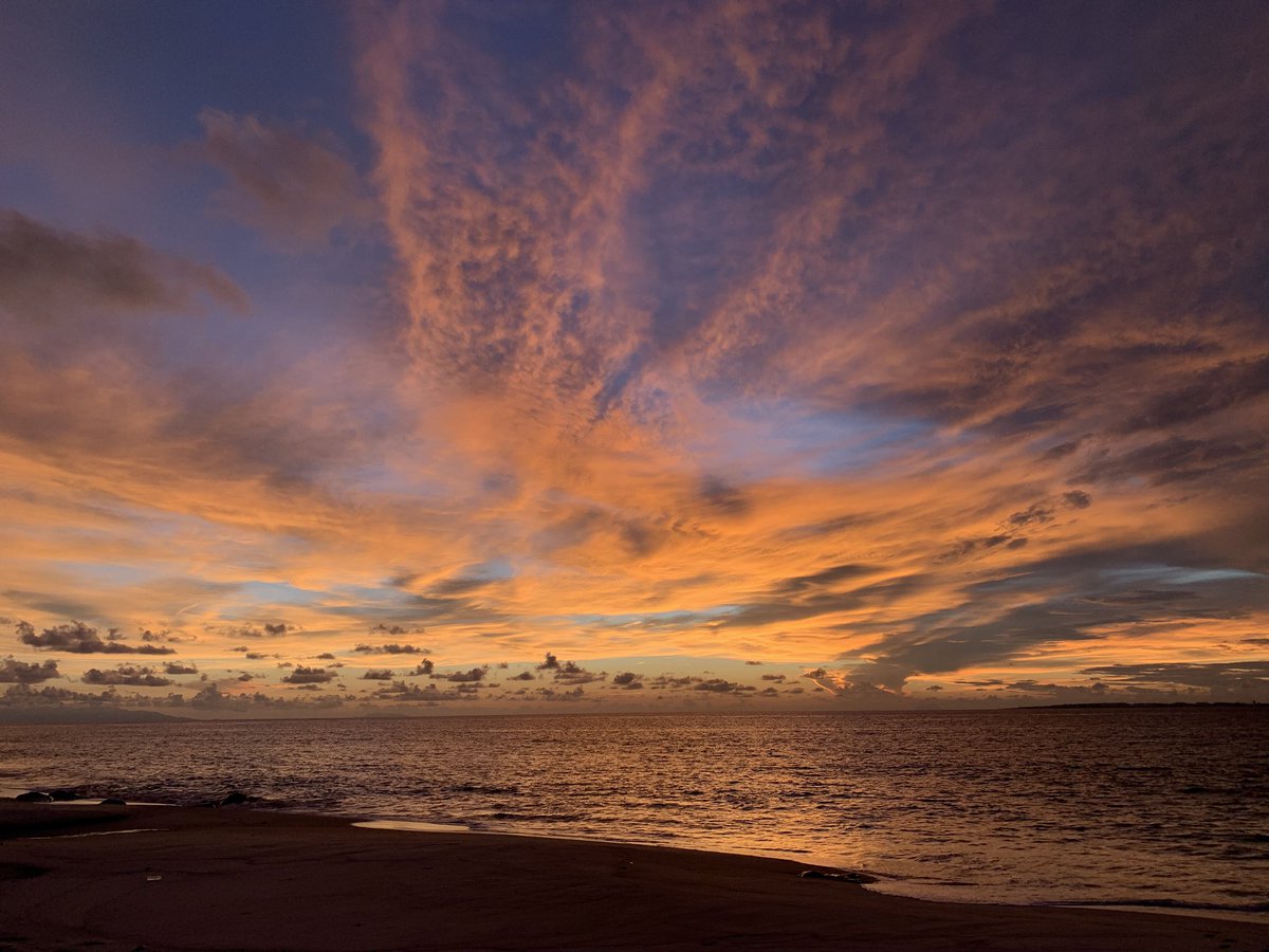 昨日の夕日めっちゃ綺麗だった✨