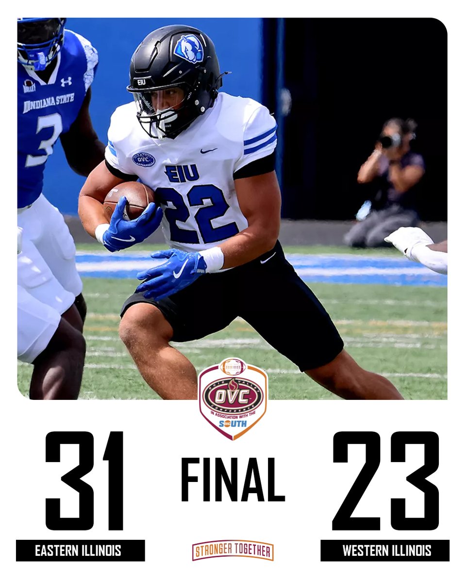 2⃣3⃣9⃣ rushing yards for <a href="/EIU_FB/">Eastern Illinois Football</a> as they go to rival WIU and pick up the League victory!

#OVCBigSouthFB | #WeNotMe