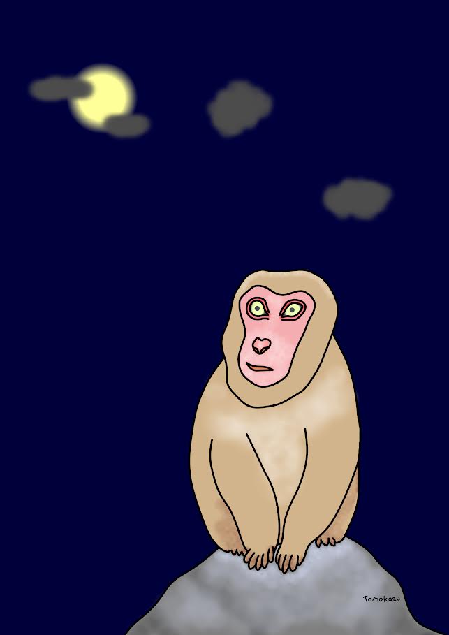 おとなしい猿なら可愛らしいけど、普通に暴れるからね🐒
このイラストも過去の作品😊