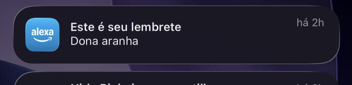 theosao's tweet photo. “Alexa, me lembre em 5 minutos de Donaren” https://t.co/xGY6b36OfU