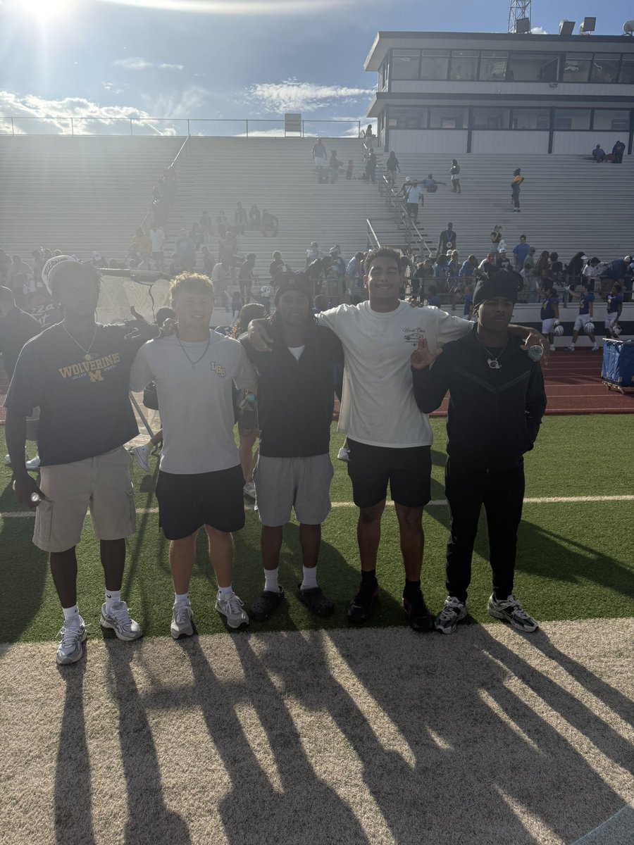 S/o to <a href="/WBUFootball/">WBU Football</a> for the hospitality today! Our guys had a blast and got to see an exciting game! #RecruitTheHilltop