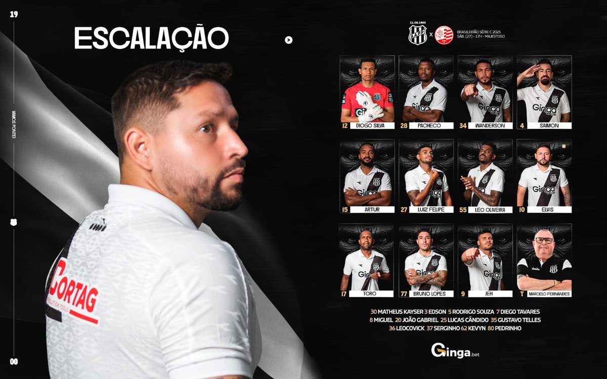 aapp_oficial's tweet photo. A Ponte Preta está escalada para mais uma decisão! VAMOS PONTE! 🦍⚫⚪
.
.
.
#GingaBet #CortagBrasil #Diadora #Desktop #ZéDelivery #BildDiagnóstico #BrotoLegal #LindoyaVerão #ÚnicaSaúde #ForbisNutrition #Physicus #PonTV https://t.co/Pxs73Sfs66