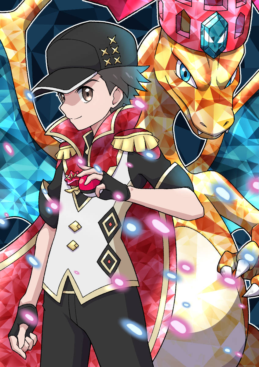 ポケモン　レッド　キャンバスアート　リザードン ポケモン レッド キャンバスアート リザードン pokemon Center