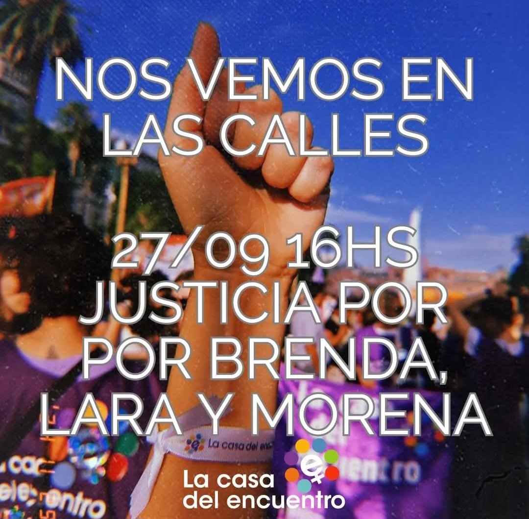 AdaBeatrizRico's tweet photo. ➡️Marchamos hasta el Congreso
¿Por qué marchamos?
🔥Porque Brenda Morena y Lara fueron asesinadas
🔥 Porque no hay víctimas buenas ni malas: hay femicidios.
🔥Porque ninguna vida es descartable
🔥Porque queremos un Estado presente y políticas que nos cuiden
#BastaDeFemicidios https://t.co/aykin86uGk