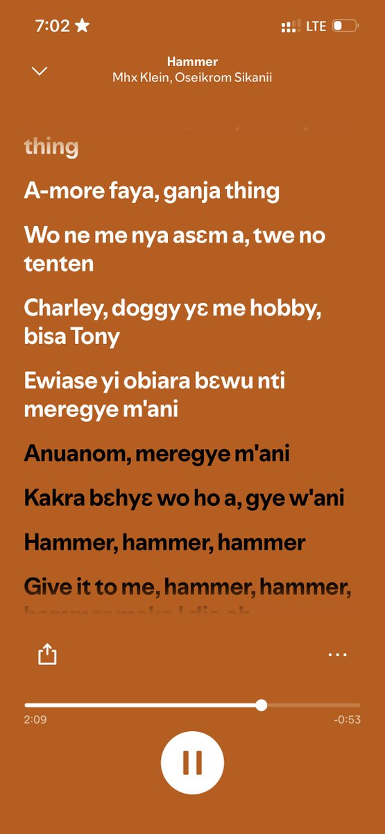 Superstar <a href="/mhxklein/">Mhx klein</a> and Oseikrom Sikani just dropped a banger titled HAMMER 🥳🔥❤️

It’s on all platforms now.
Spotify; open.spotify.com/track/0NbHyrM4…

Apple Music; music.apple.com/gh/album/hamme…

Audiomack; audiomack.com/mhxklein/song/…