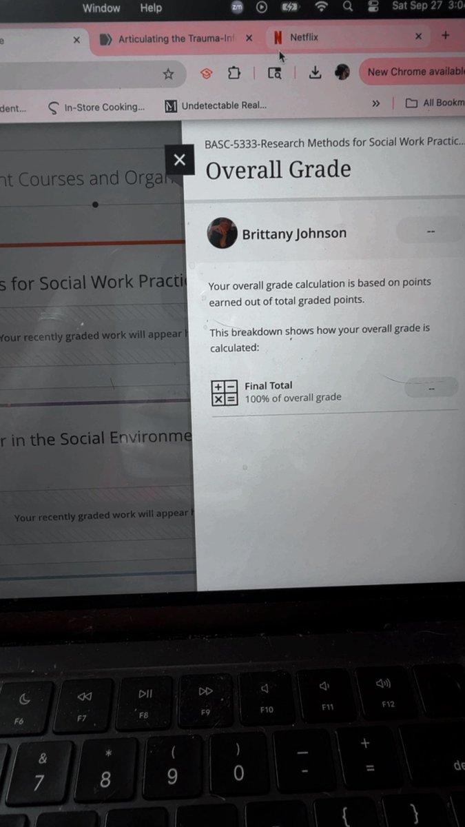 HarleysAlterEgo's tweet image. Grindin’
#MSWJourney #SocialWorkStudent #FutureLCSW #GradSchoolLife #SocialWorkStrong