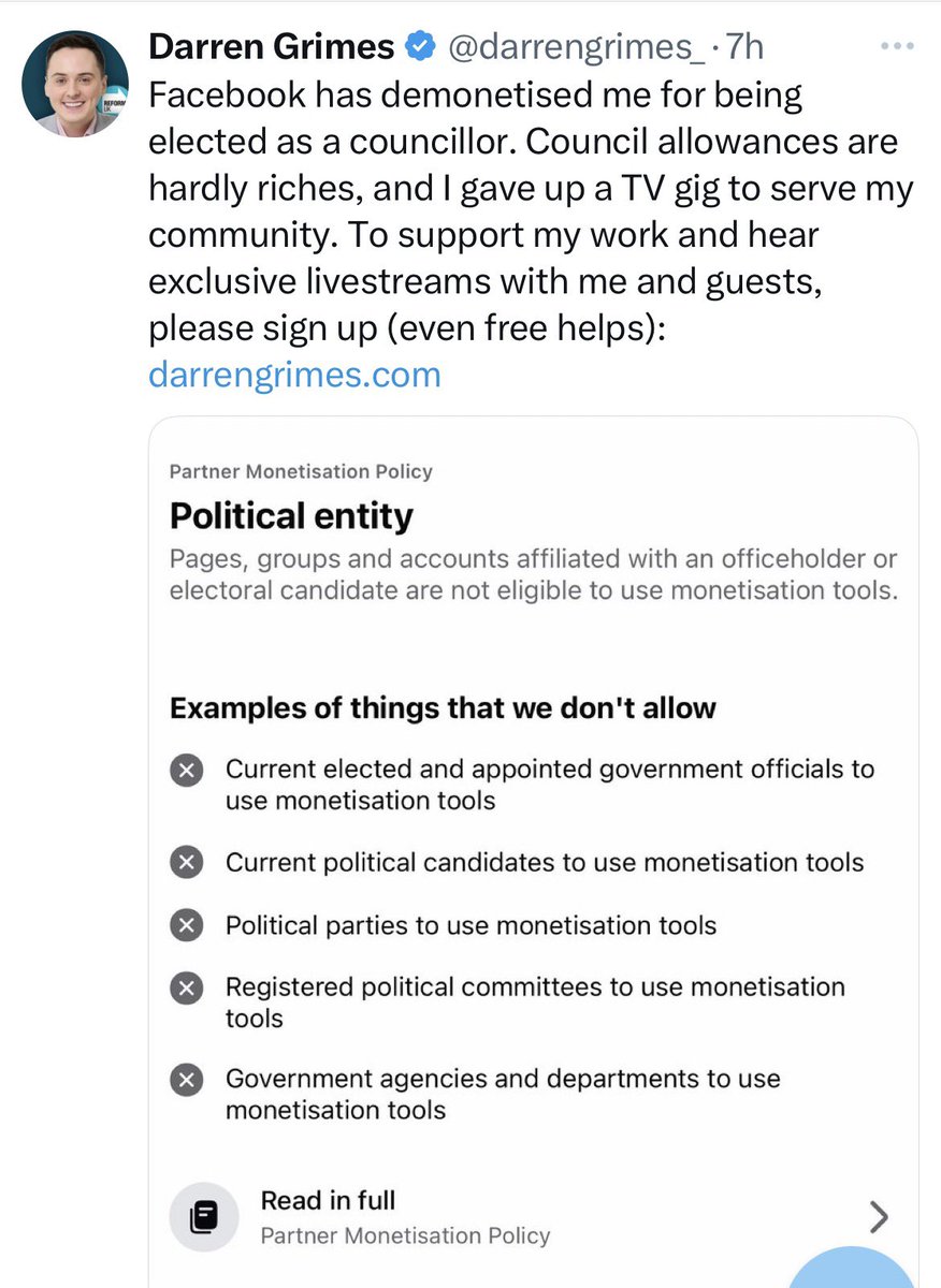 MonkEmma's tweet photo. Don’t ever let a Reform MP kid you that they care about public service. https://t.co/QZiPt3zMBd
