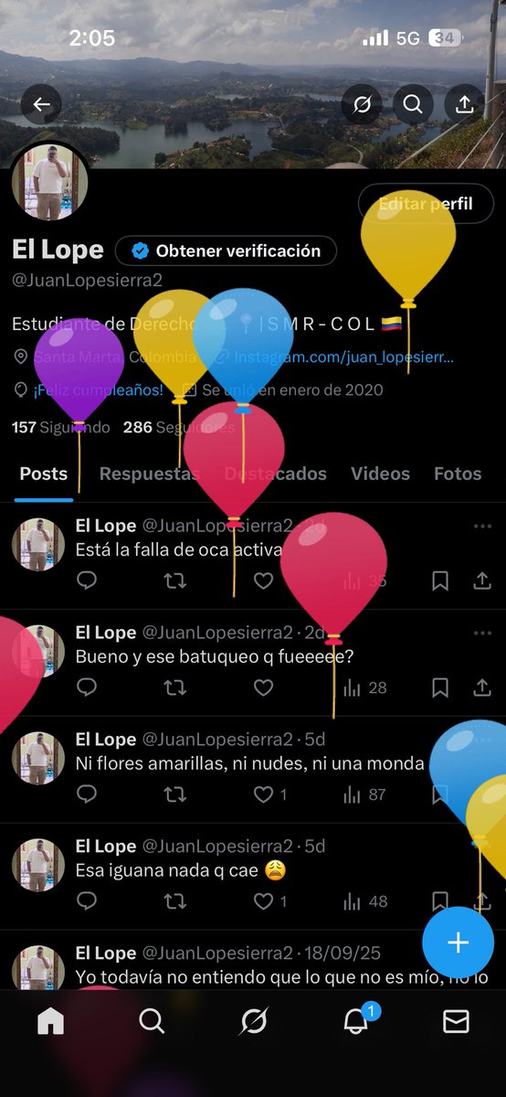 Hoy tengo globitos 🥹