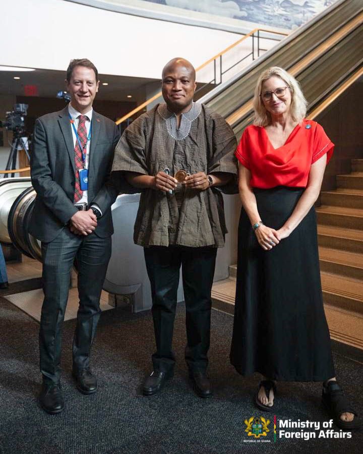 Yesterday, Ghana boldly demonstrated to the world that we shall be a Nuclear-Weapon-Free State by depositing our instrument of ratification on the Treaty on the Prohibition of Nuclear Weapons (TPNW) at the UN. 

I commend the Ghanaian Cabinet and Parliament for the unanimous