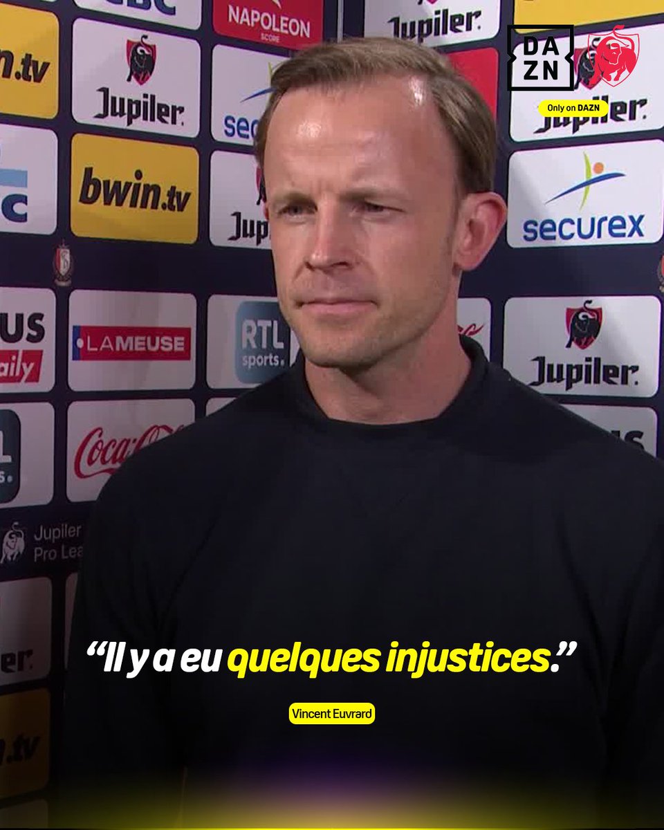 MaProLeague's tweet photo. 🧐 | Euvrard évoque les injustices qu’a subi le Standard #STACLU 

 https://t.co/0KKPtrhrns