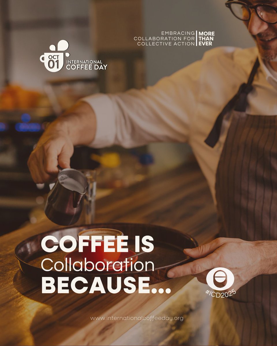Without the baristas and coffee shops, you'd always have to brew your own. We need you to taste the magic they make and we roast. 
International Coffee Day is 10/1/25. 
Cheers! #ICD2025