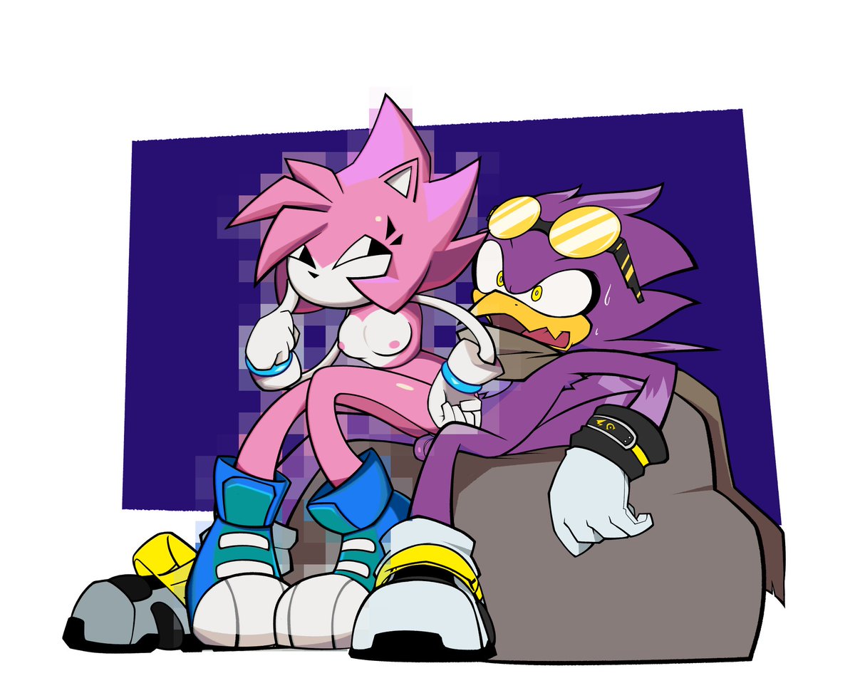 Got some amazing comms from <a href="/Die_Noir/">Noir</a> of Neo Metal Amy and Malware Amy from Sonic Rewrite.