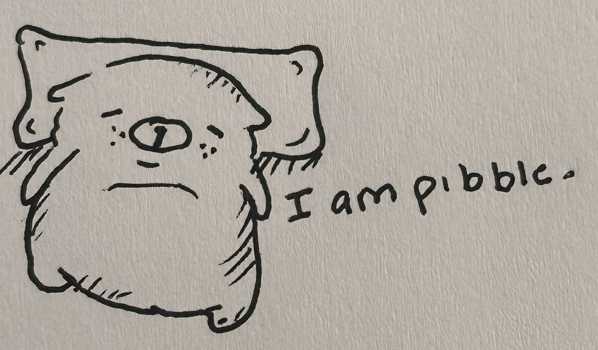 goodwraith's tweet image. pibble