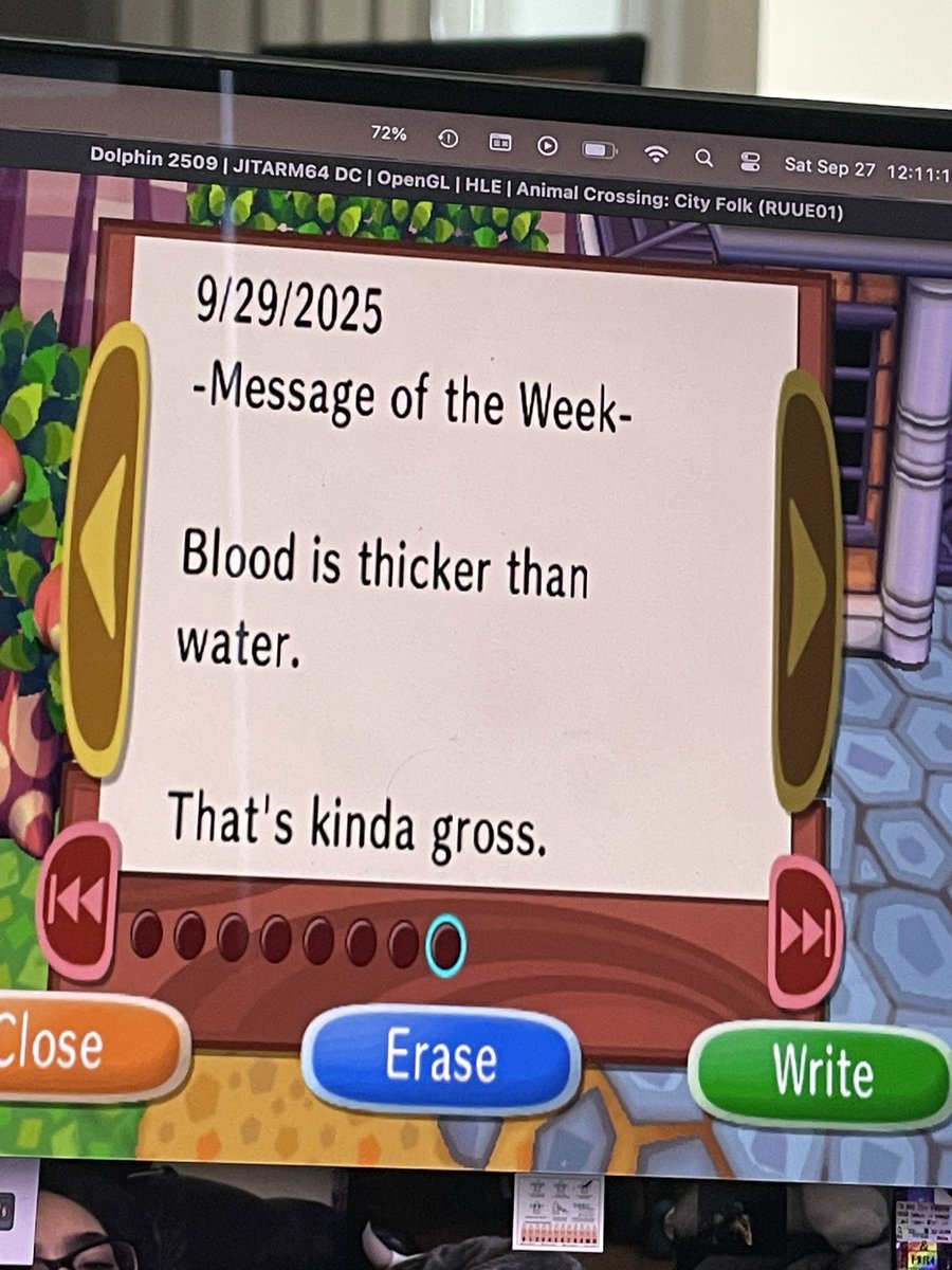 isabelleprimave's tweet image. my animal crossing city folk deluxe town is a halsey fan fr 😭
