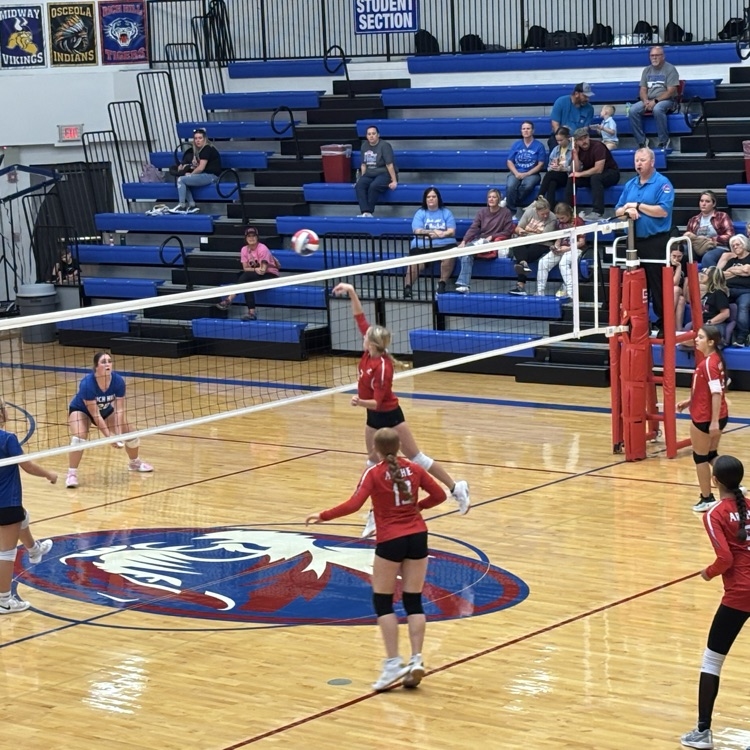 archie62237's tweet photo. The Archie Junior High Volleyball team played hard at the Rich Hill Tournament, but came up short in pool play to advance on to bracket play. #ArchieStrong! https://t.co/RabD69385A