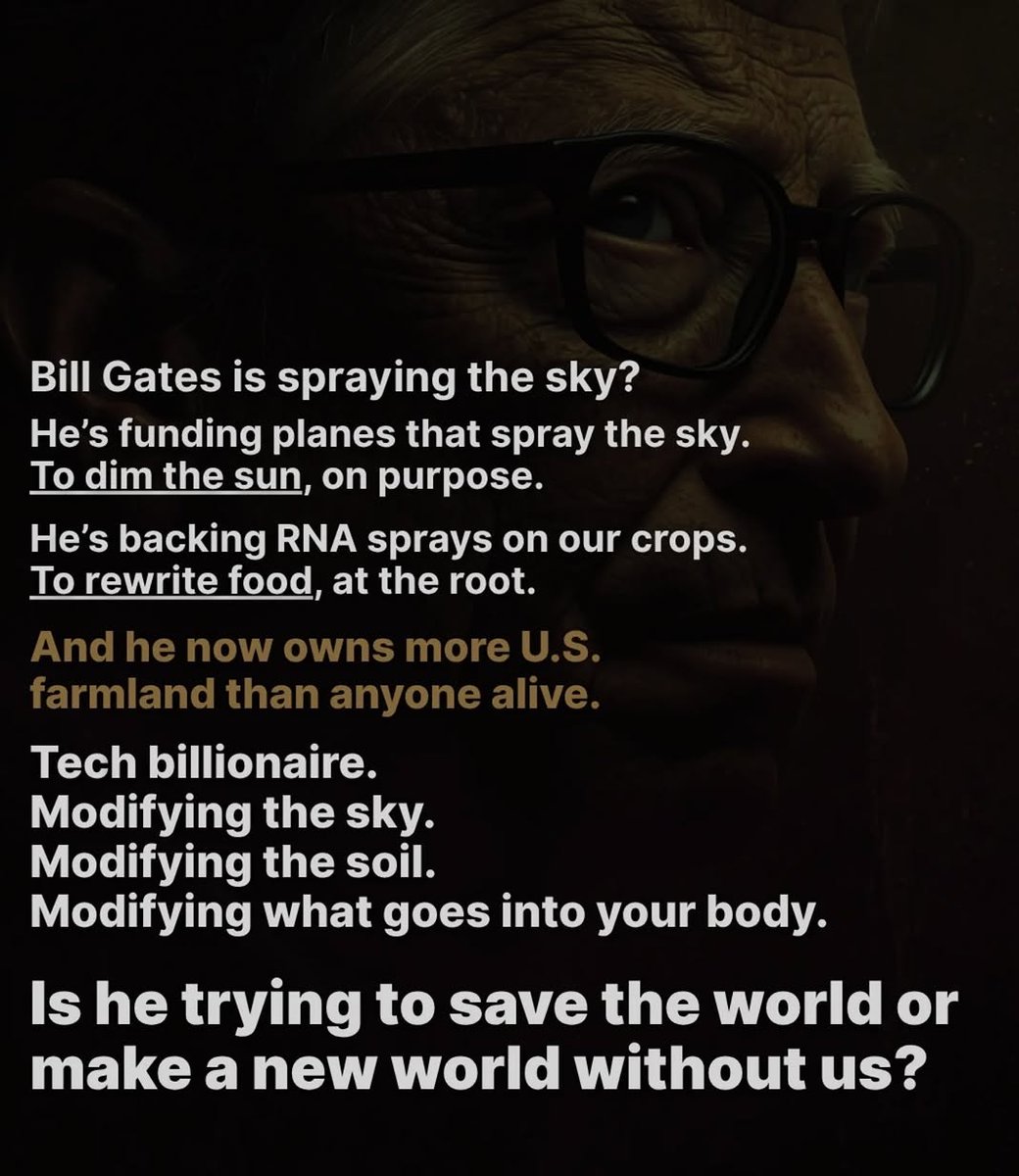 3heGrandOldMan's tweet image. From tech to farmland, billionaires are rewriting nature’s code.
Is it really about saving the world or just designing a future without us?
What do you think?
#TechControl #FutureDebate #WhoDecides