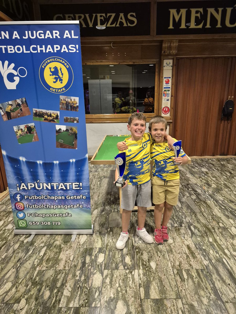 Hoy se disputaba la Champions y Europa League de Getafe con estos resultados:

Champions League
🥇 Javi Lara (Manchester United)
🥈Rafa Aguilera (PSG)

Europa League 
🥇Lucas Aguilera (Real Madrid)
🥈Abraham Molina (Tottenham)