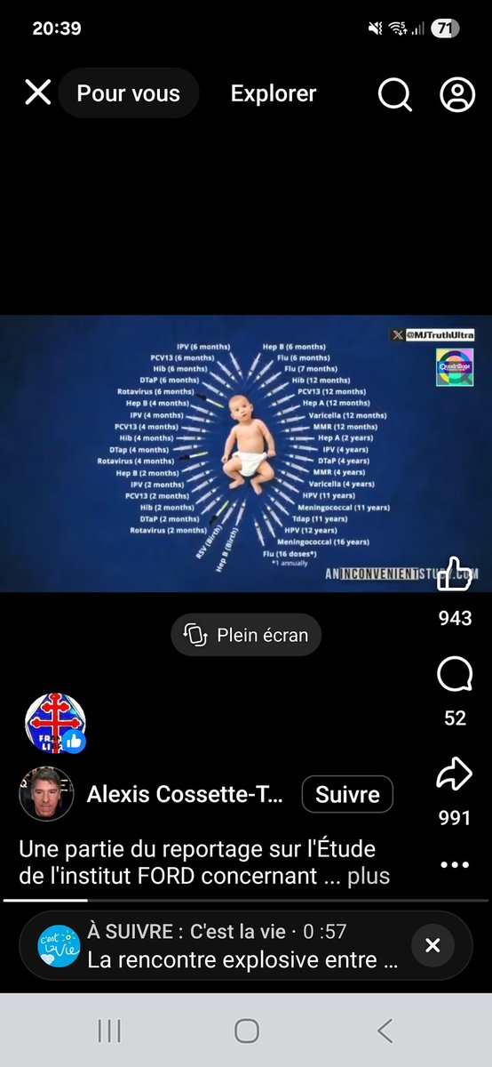J'attendais cet argument fallacieux de "solidarité" introduit par les médias avec les #vaccins #Covid !
La seule vraie solidarité, plus exactement FRATERNITÉ est d'alerter la population française et mondiale sur le fait qu’ AUCUN VACCIN N’EST SÛR (Ils ont tous des risques graves)
