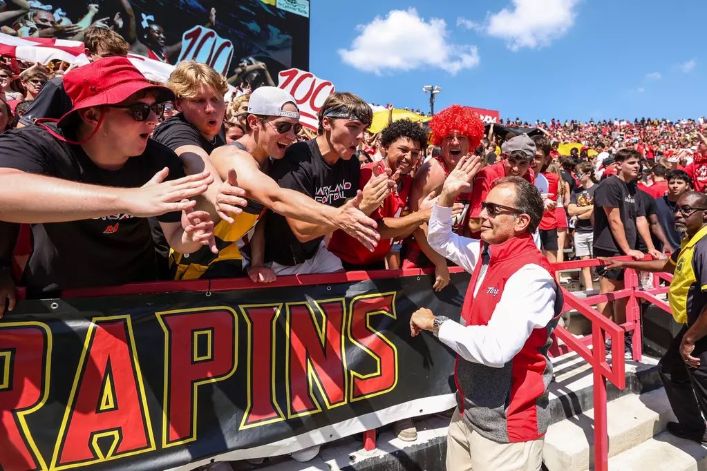 Terp Nation, one week from right now <a href="/TerpsFootball/">Maryland Football</a> hosts Washington in our Big Ten home opener! I can’t wait to see a packed house! Here’s a special ticket offer for you: 20% off tickets when you buy through umterps.com/jim! See you at SECU! 🐢🏈