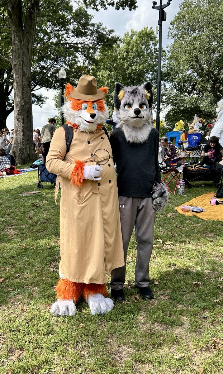 wiley207's tweet image. Went to a little fur meet picnic at the Boston Common as private toon detective Sam Valentino!