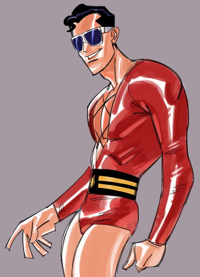 hypogean_gaol_'s tweet image. plastic man and booster gold :J