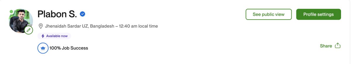 implabonsikder's tweet image. Grateful for @Upwork 🙌
This platform has helped me connect with amazing clients, build my skills, and grow my freelancing career to new heights. 🚀
Freelancers, if you’re not on Upwork yet, you’re missing out! 💼✨
#Upwork #FreelancerLife #RemoteWork #Gratitude