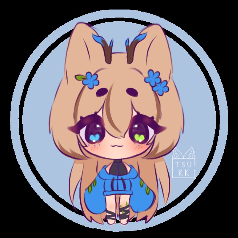Aaaaaah, Leute, ich bekomme ein Chibiiiii💚🩵🌱😍✨
Ich seh sooo cuuuute aus! 🫶
🎨: <a href="/xtsukkix/">tsukki // comms open ♡</a>