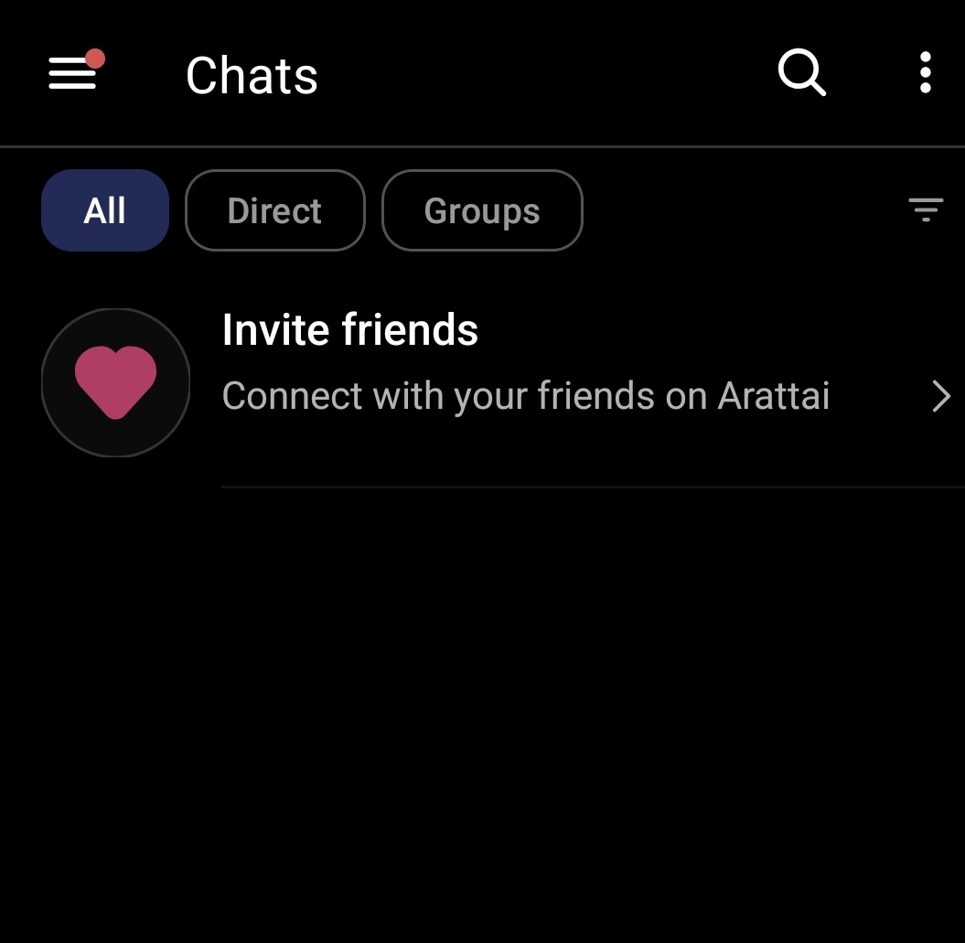 Rethik_D's tweet photo. I downloaded @Arattai months back!

But I'm not having any of my friends in it,c'mon guys switch to this Indian app ,let's start our arattai here 🙂‍↔️ https://t.co/C3LVfkr13e