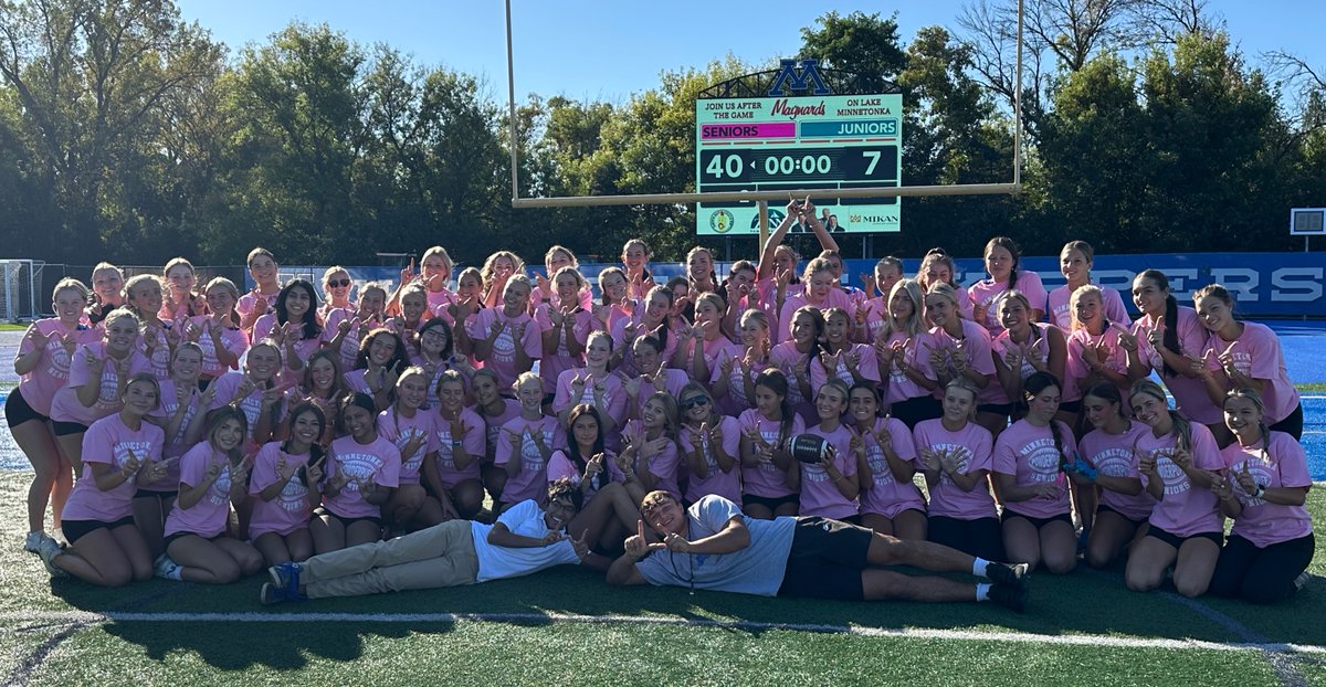 TonkaSkippers's tweet image. ⚓️🏈🌞 As expected, our Minnetonka Skippers Seniors DOMINATED the Powder Puff football game! #HomecomingWeek
⚓️ Have fun at the BIG HOMECOMING DANCE tonight! #BeSafeHaveFun