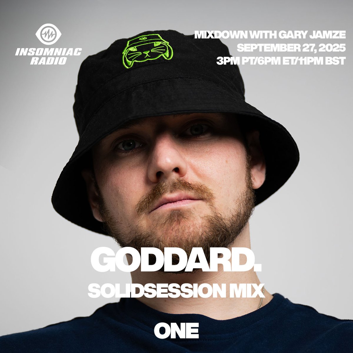 Today on my <a href="/InsomniacRadio/">Insomniac Radio</a> ONE show
goddard. #SolidSessionMix
+ <a href="/disclosure/">Disclosure</a> <a href="/chrislake/">Chris Lake</a> Leven Kali #BaddestBeat
+ new <a href="/chaney_UK/">CHANEY</a> <a href="/MarcKinchen/">MK (Marc Kinchen)</a> <a href="/clementinetunes/">Clementine Douglas 🍊</a> <a href="/yousefcircus/">Yousef</a> <a href="/LondonElek/">London Elektricity 🇺🇦</a> <a href="/dannybyrd/">Danny Byrd</a> <a href="/HugoCantarra/">H̲UGO CANTARRA</a> <a href="/Warungmusic/">WARUNG</a> <a href="/ajchristou/">AJ Christou</a> + more
3PM PT/6PM ET InsomniacRadio.com