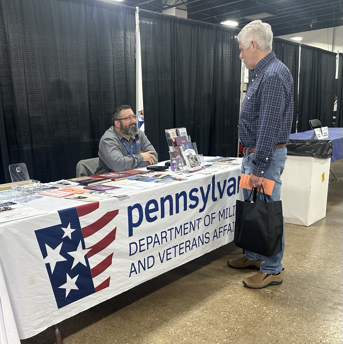 Thank you <a href="/SenatorMuth/">Senator Katie Muth</a> for hosting today's Veterans' Expo. Providing information to veterans on resources available to them is critical. Thank you for your support of <a href="/PADMVA/">PA Department of Military and Veterans Affairs</a>!