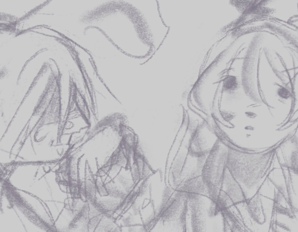 yuritxrt's tweet image. (Wip) I feel like i havent drawn in years