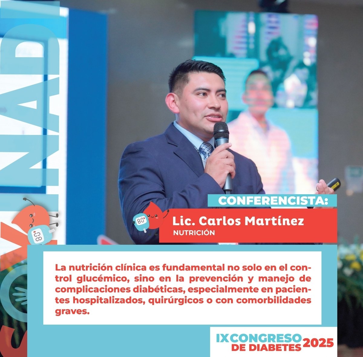 Tener una vida saludable es ideal para evitar enfermedades como la Diabetes, es por eso que el Licenciado Carlos Martínez, nutricionista de casa nos dio una ponencia de calidad.