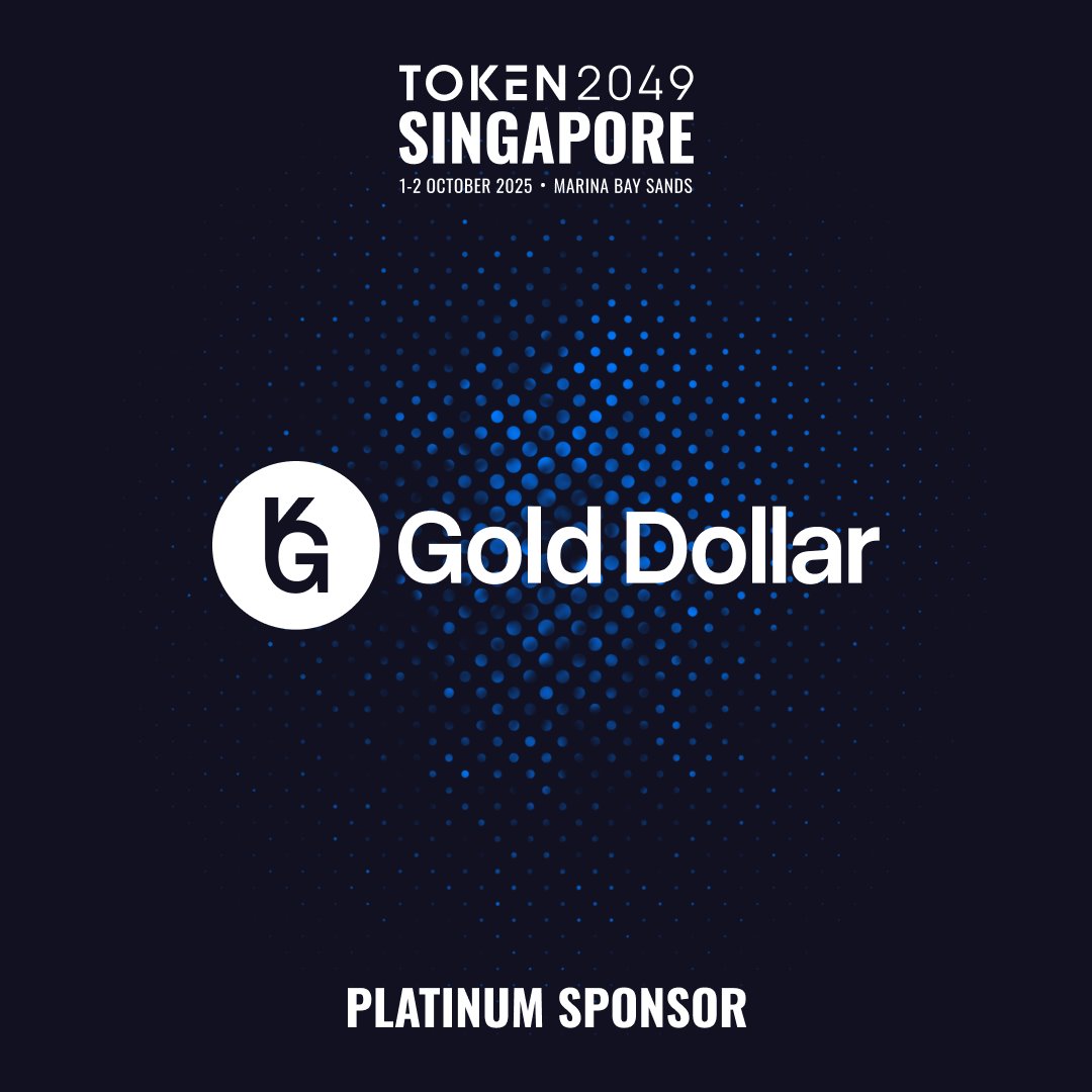 Platinum Sponsor @USDKG_Official is a USD-pegged, gold-backed stablecoin.  With audited physical gold reserves and public proof-of-reserves, USDKG  from Gold Dollar allows redemption in gold, USD, or crypto. Meet the Gold  Dollar team