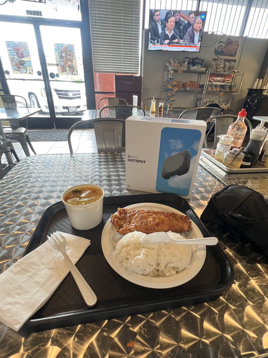 DePINCentral's tweet photo. 🚨 DePIN Central 🚨 

Been awhile since a new location update. School teaching has resumed. 

Set up a @helium Indoor Hotspot at Maynila 📡🍽️

Free WiFi + better coverage while enjoying Filipino food 🇵🇭

Building the future of wireless. https://t.co/mT9uBvloUX