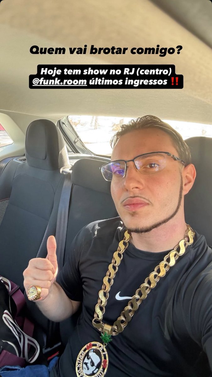 quem vai? Puterrier via stories.