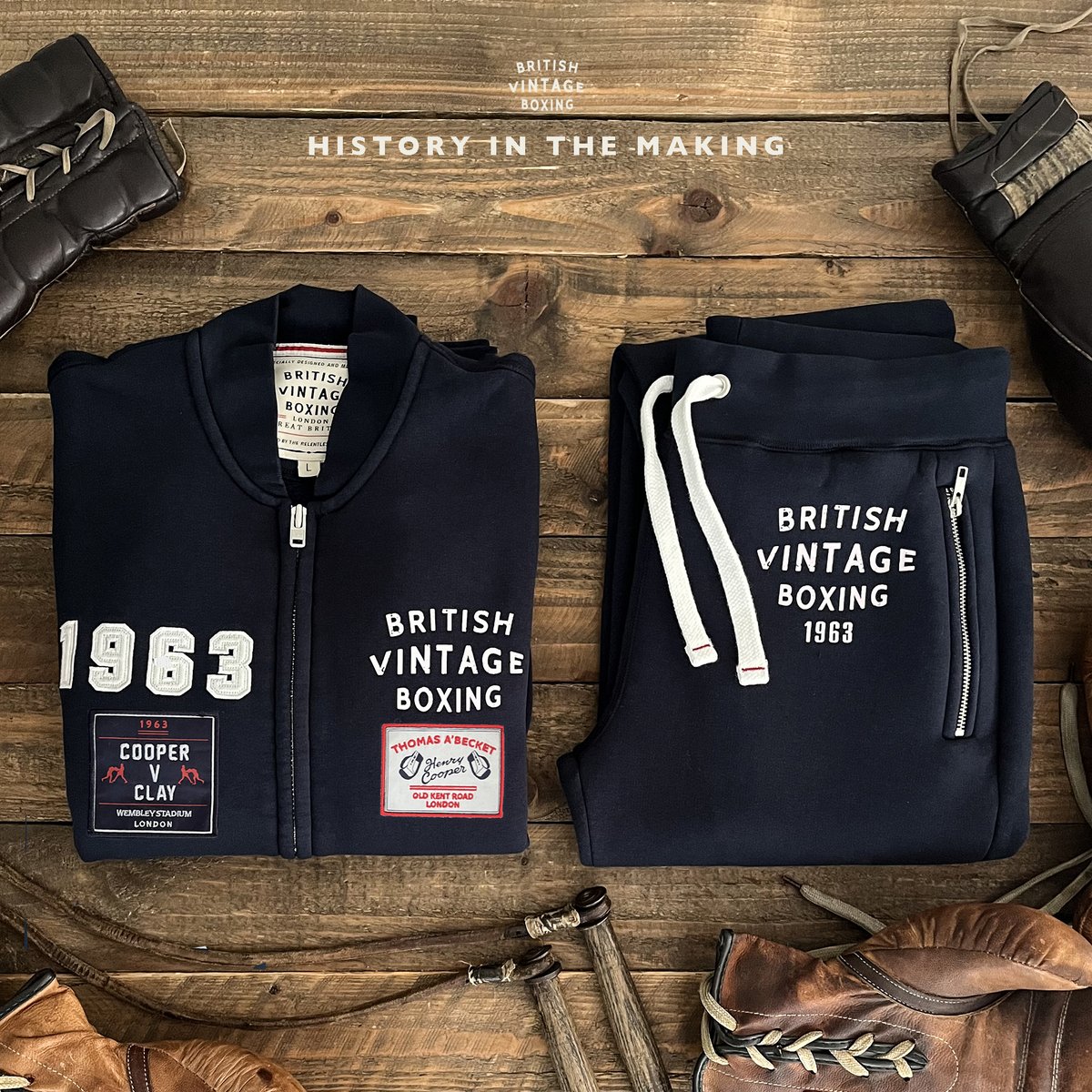 Limited Edition BVB 1963 Bomber Jacket - embroidered patches are an ode to Henry Cooper &amp; Cassius Clay (Ali) and their historic 1963 fight 🥊

Sign-up today and get 15% off your first purchase - subscribe via the website britishvintageboxing.com