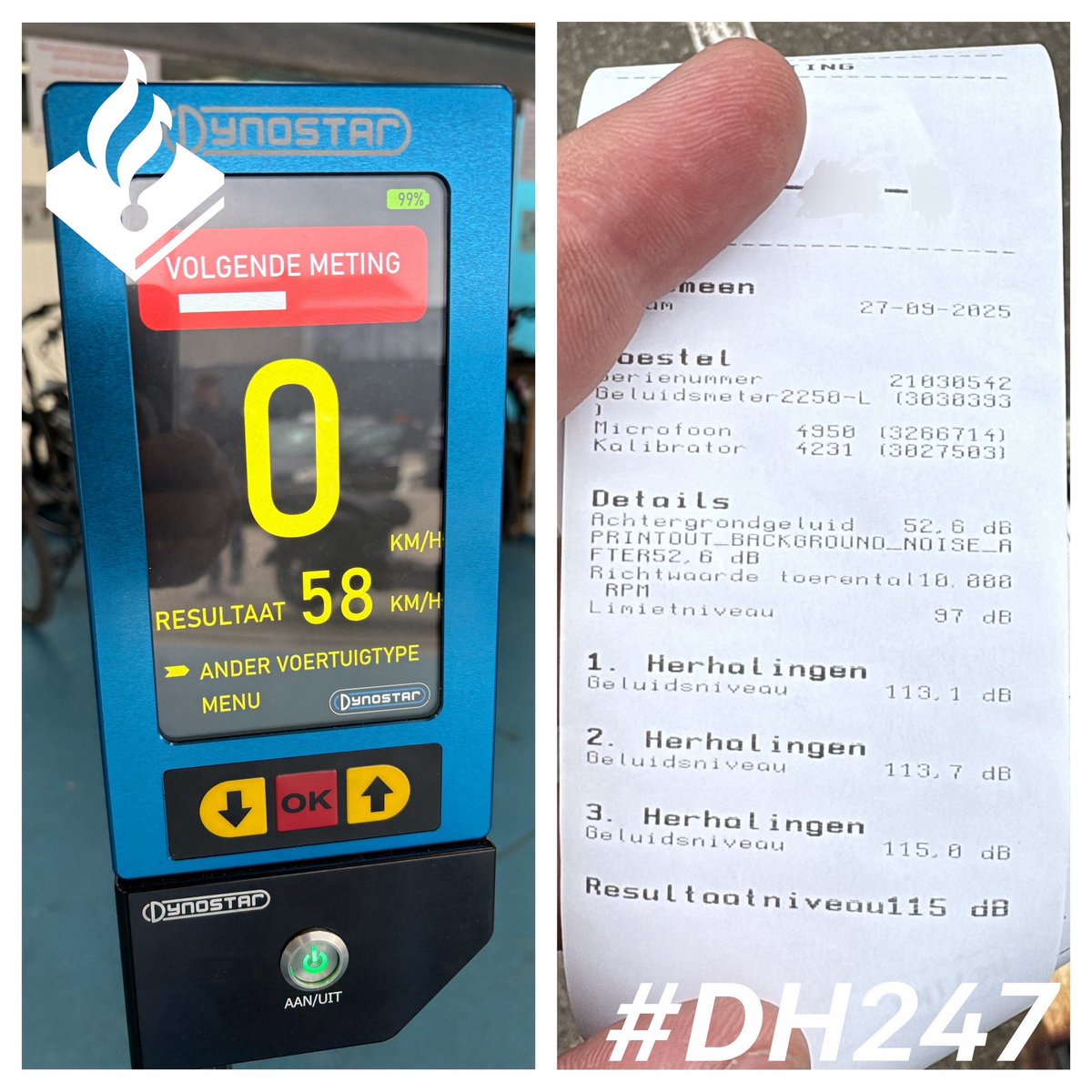POL_AlphenadRyn's tweet photo. Collega’s hadden afgelopen nacht een achtervolging omdat een bestuurder niet wilde stoppen. Toch “gepakt”. Bleek de scooter opgevoerd te zijn &amp; veel te veel geluid te maken. Terug naar @RDWnl voor een herkeuring. Alles weer terug naar fabrieksinstellingen. #bekeuring ^RK https://t.co/tbIKV6Lhkt