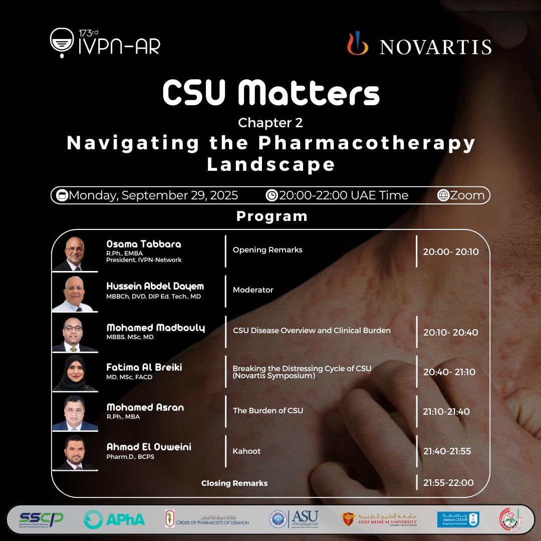 Going live in 2 days

Register at us06web.zoom.us/webinar/regist…

Novartis IVPN-Network, FZ, LLE