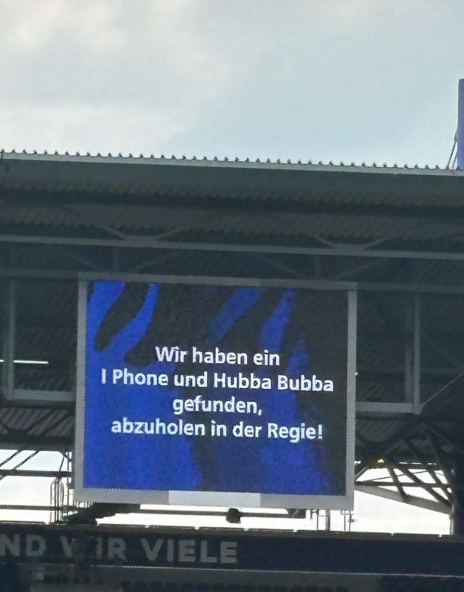 Hat jemand hubba bubba verloren?