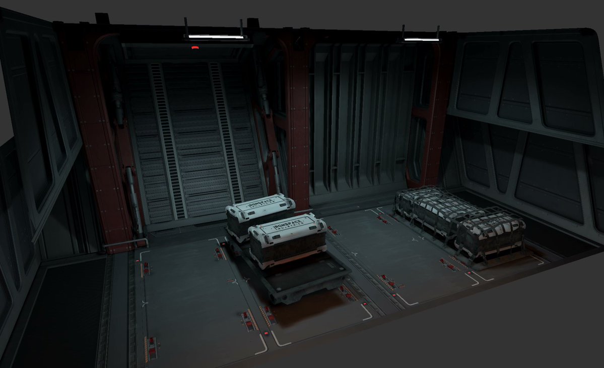 JustinWasilenko's tweet image. Some interior shots for #screenshotsaturday #scifi #unity3d