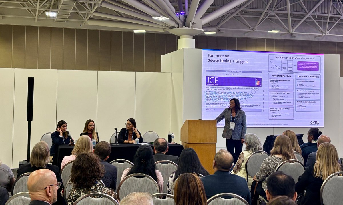 Thank you to esteemed faculty, <a href="/shelleyhallmd/">Shelley Hall</a>, Dr. Rachel Garcia, Andrea Wallace, MSN, FNP-C, HF-Cert, FHFSA, and <a href="/RichaGuptaMD/">Richa Gupta</a>, for sharing their real-world experience and invaluable insights on #Barostim, and to the #HFSA2025 attendees for contributing to the engaging