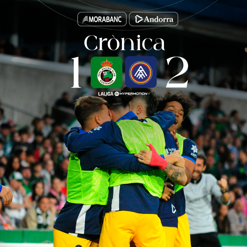 fcandorra's tweet photo. 📝 𝐂𝐑Ò𝐍𝐈𝐂𝐀 | @realracingclub 1⃣-2⃣ @fcandorra 

#RacingAndorra