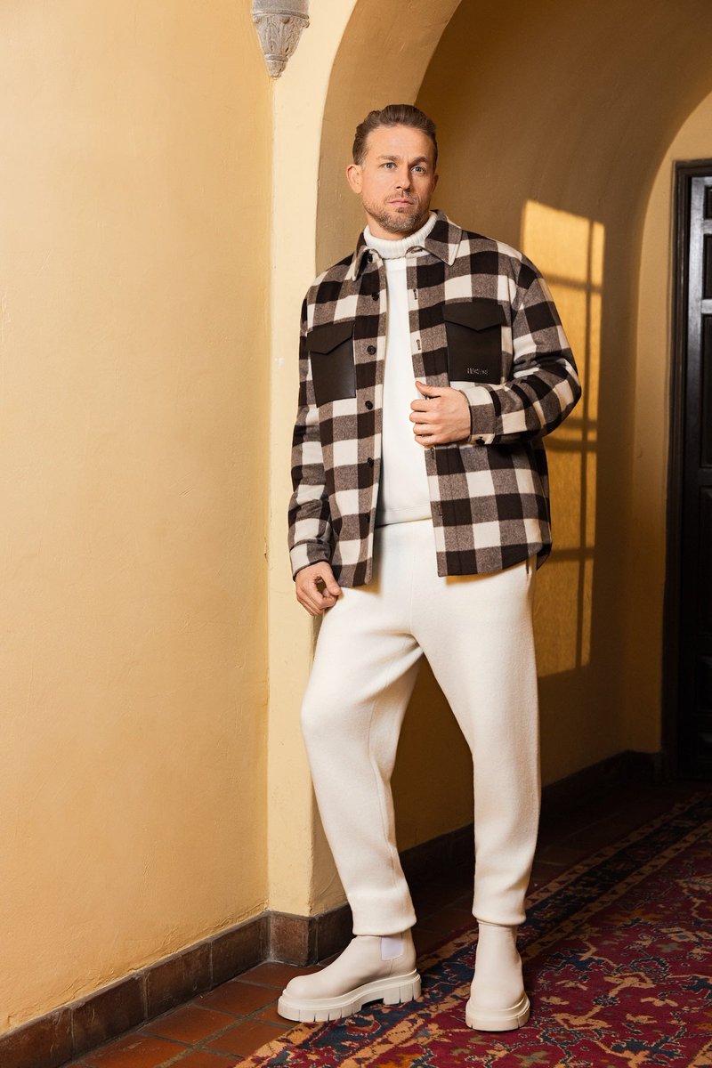 CHunnamFAN's tweet image. 📸 New photos of Charlie modeling for #MACKAGE Fall/Winter 2025 Collection